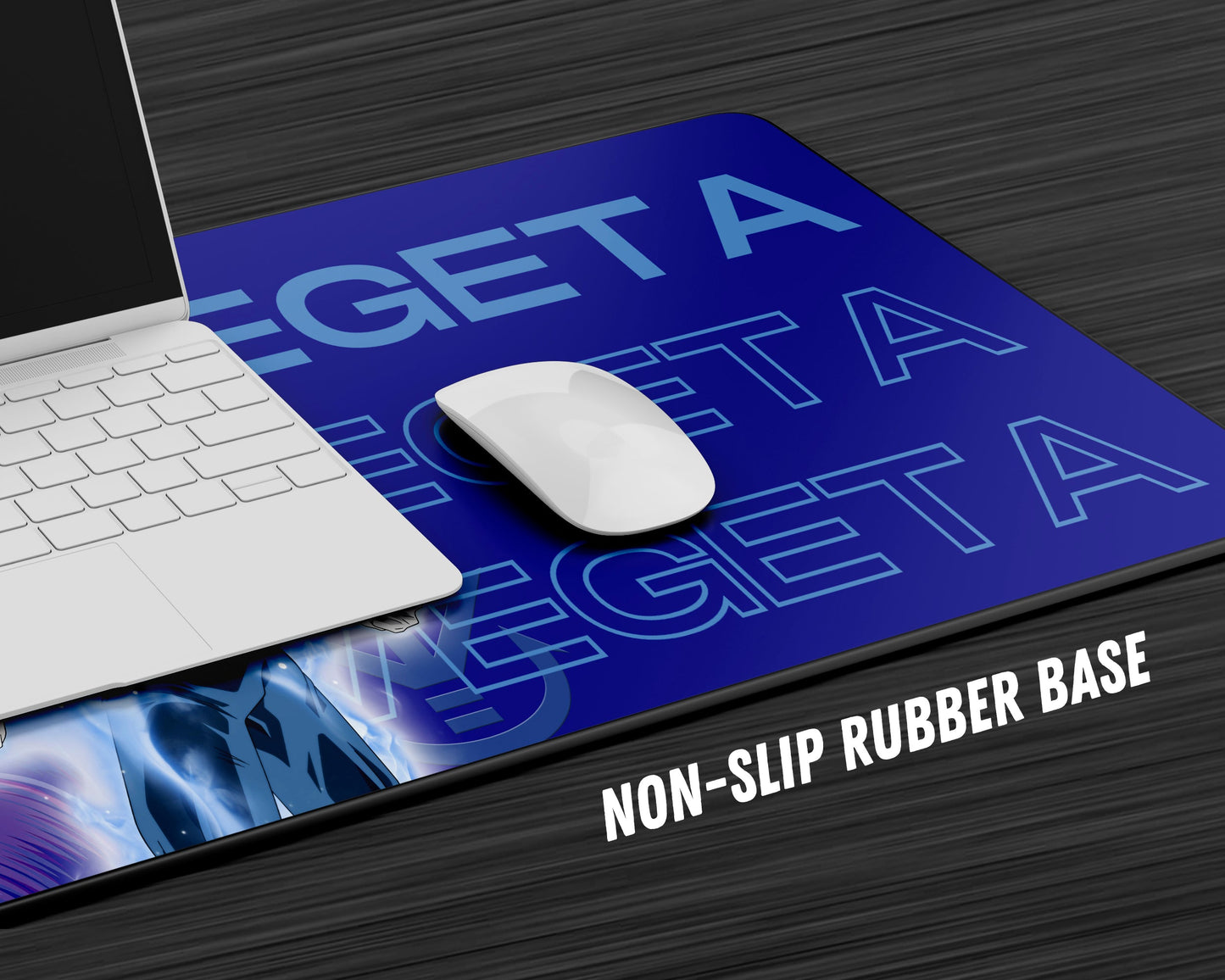 Anime Town Creations Mouse Pad Dragon Ball Vegeta Hype Gaming Mouse Pad Accessories - Anime Dragon Ball Gaming Mouse Pad
