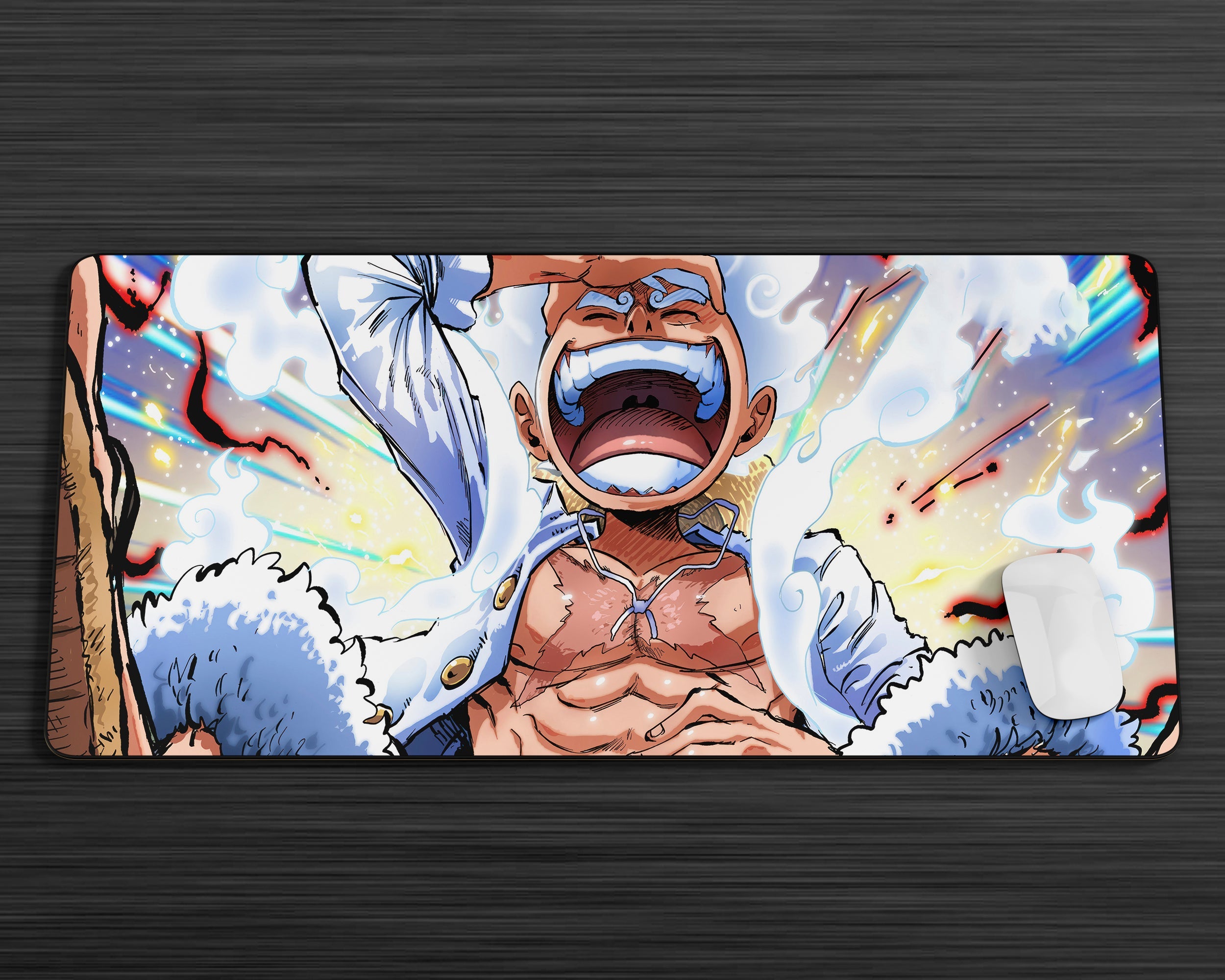One Piece Luffy Gear 5 Awakening Mouse Pad Gaming Mouse Pad