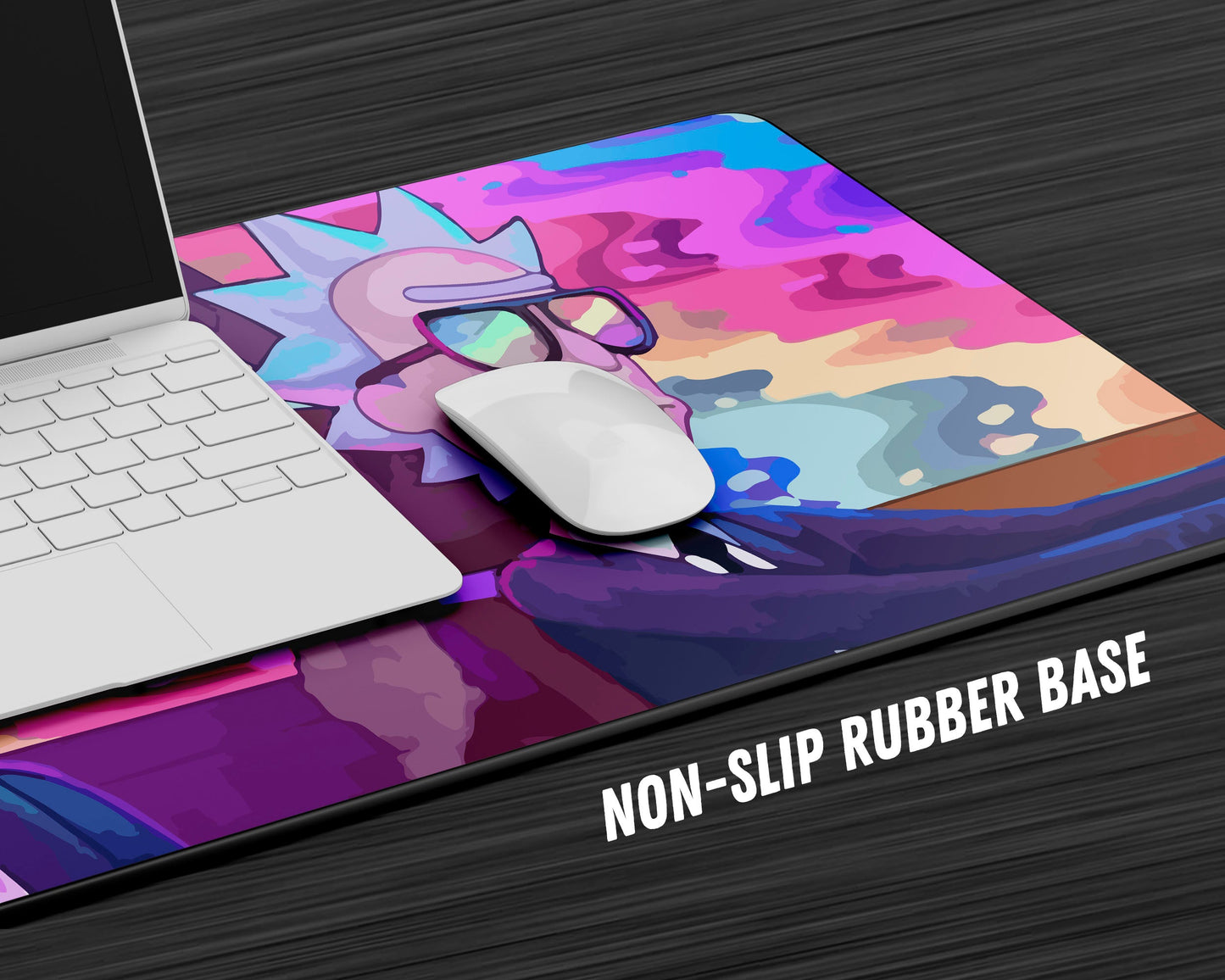Anime Town Creations Mouse Pad Agents Rick and Morty Gaming Mouse Pad Accessories - Anime Rick and Morty Gaming Mouse Pad