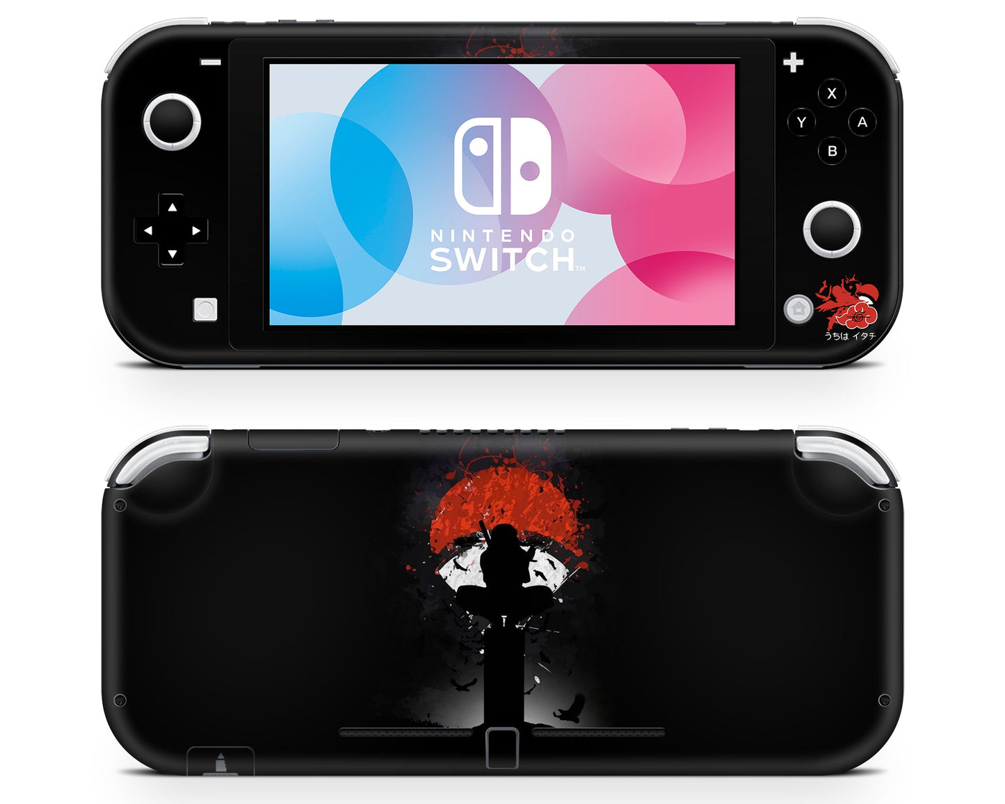 Anime Town Creations Nintendo Switch Lite Uchiha Night Vinyl only Skins - Anime Ninja Switch Lite Skin
