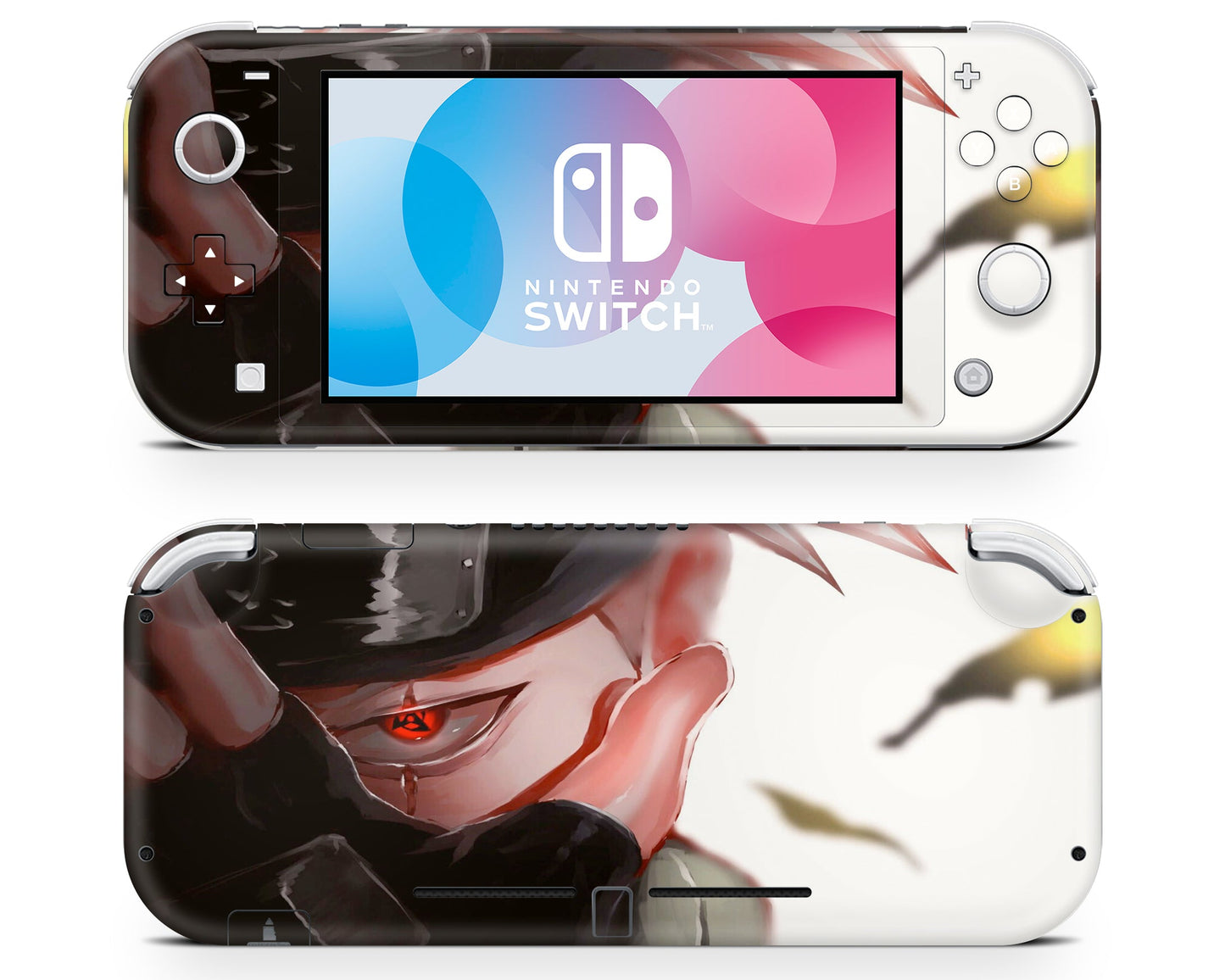 Anime Town Creations Nintendo Switch Lite Kakashi Sharingan Vinyl only Skins - Anime Naruto Switch Lite Skin