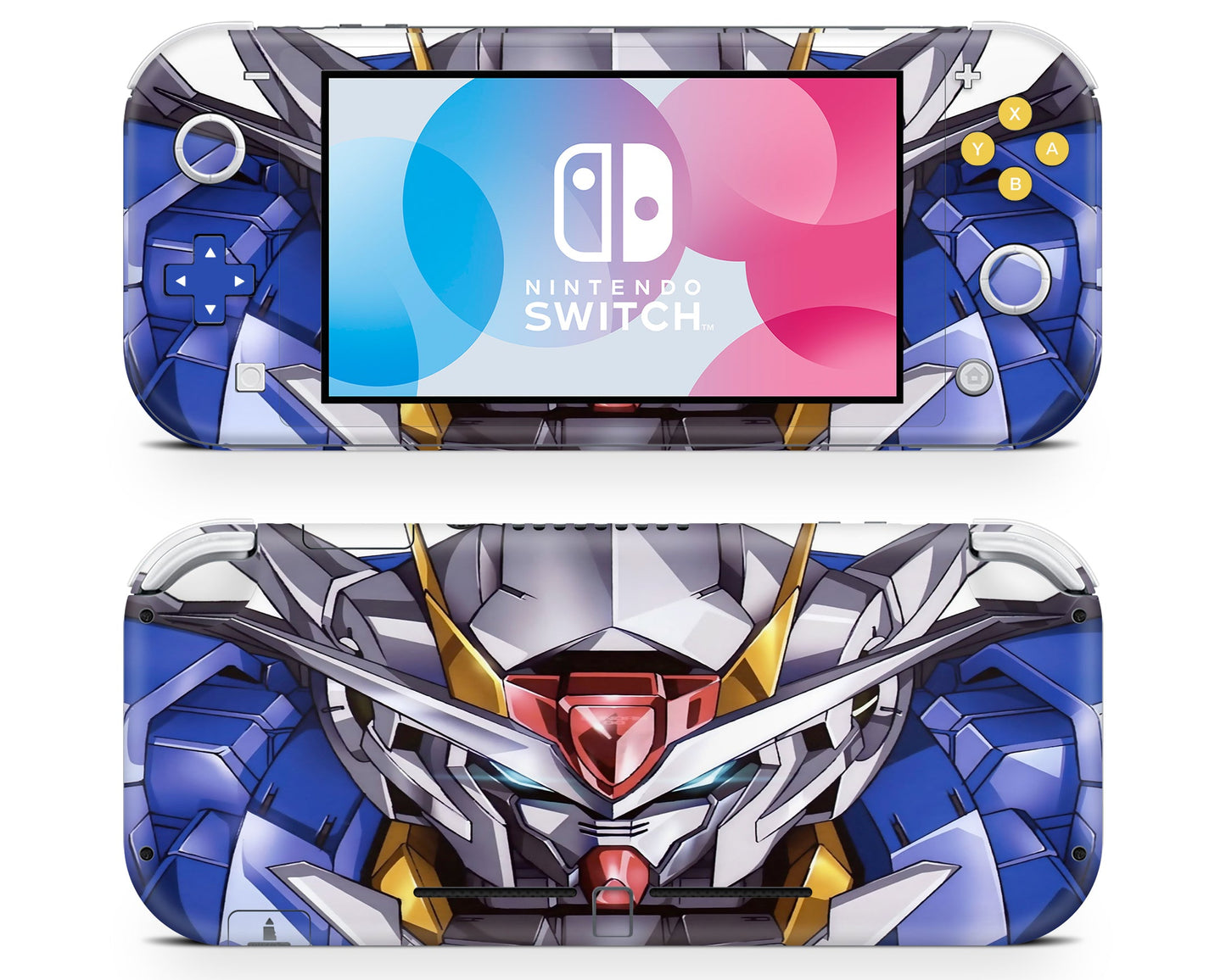 Anime Town Creations Nintendo Switch Lite Gundam Face Vinyl only Skins - Anime Gundam Switch Lite Skin