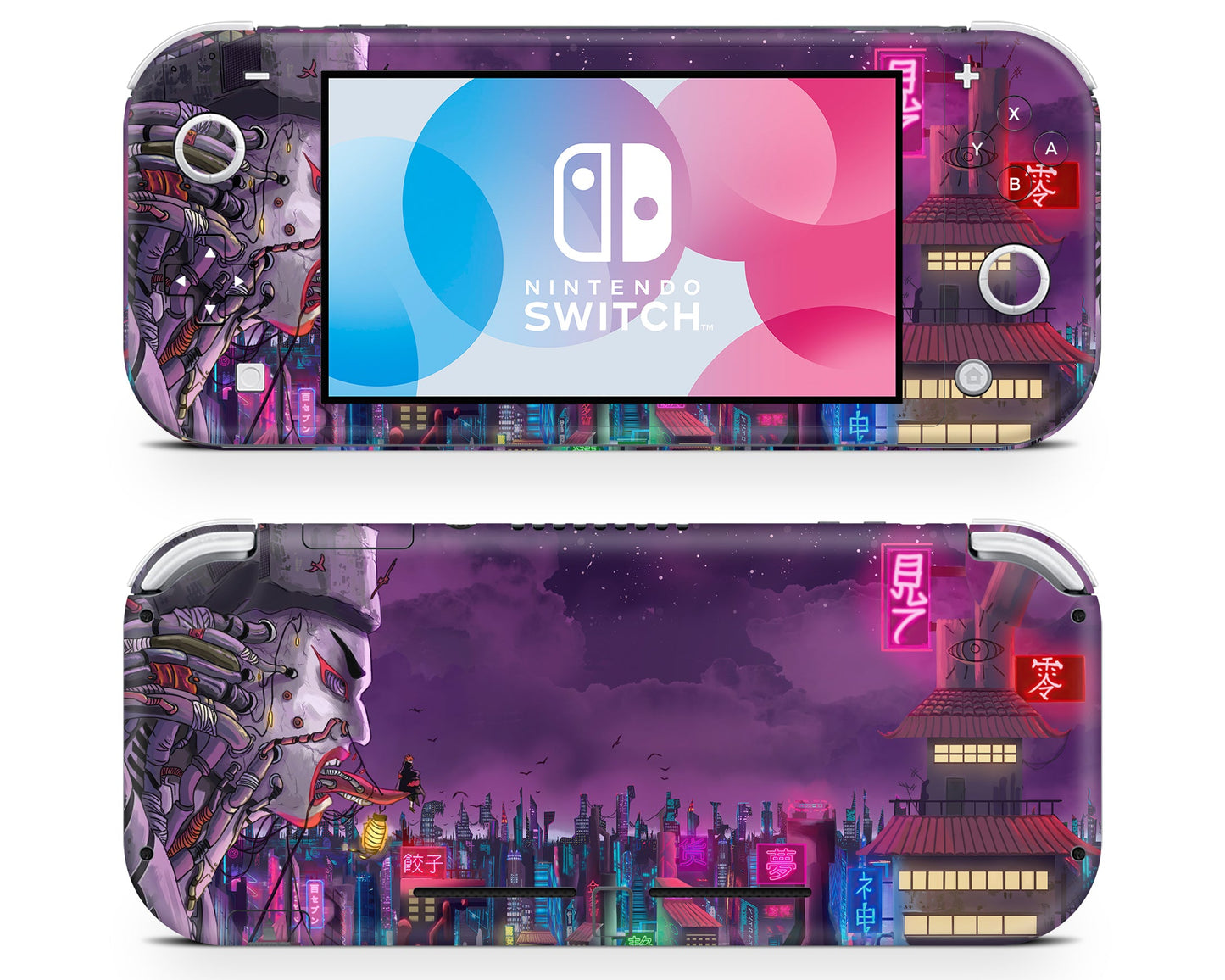 Anime Town Creations Nintendo Switch Lite Akatsuki Village Vinyl only Skins - Anime Naruto Switch Lite Skin