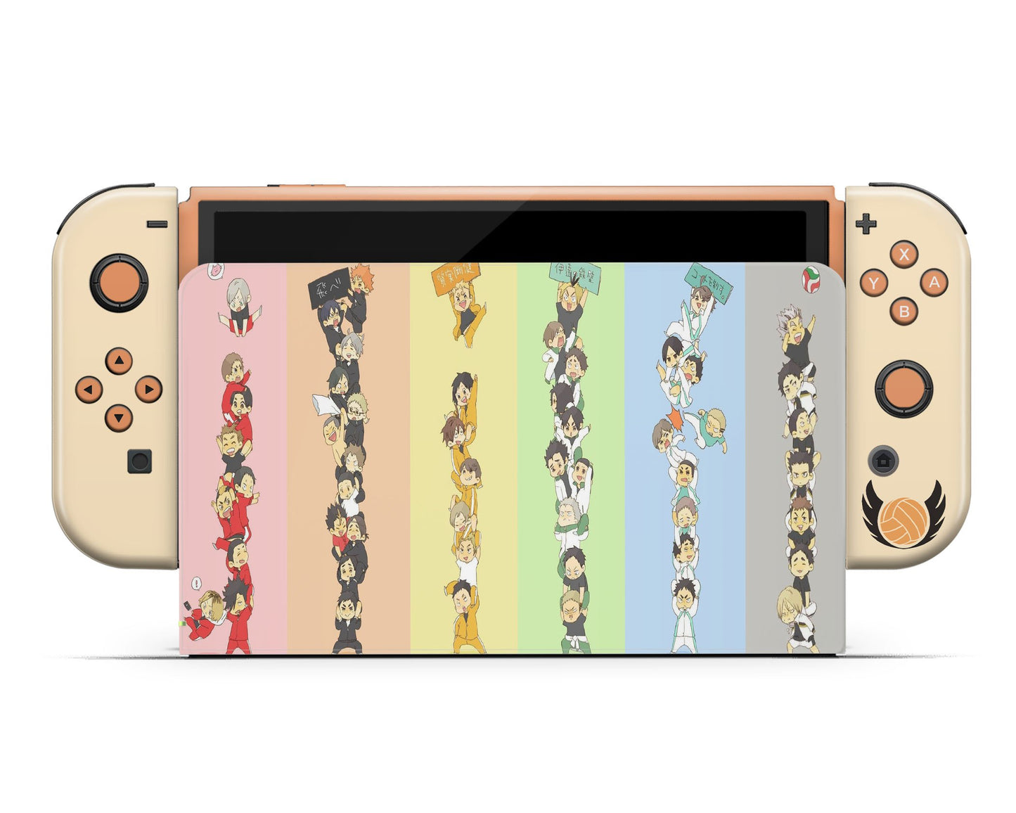 Haikyuu Volleyball Teams Switch OLED Skin