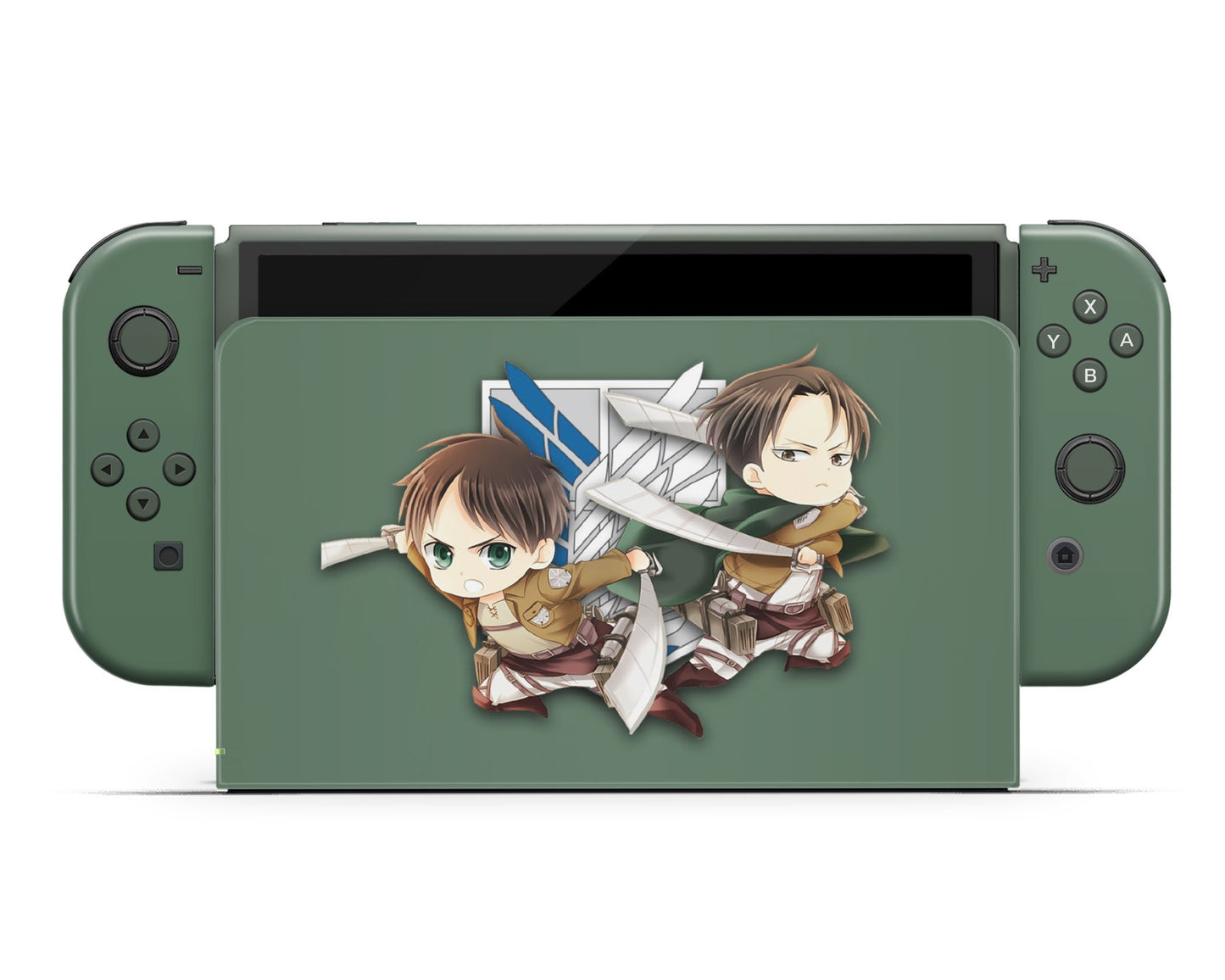 Attack on Titan Chibi Survey Corps Switch OLED Skin