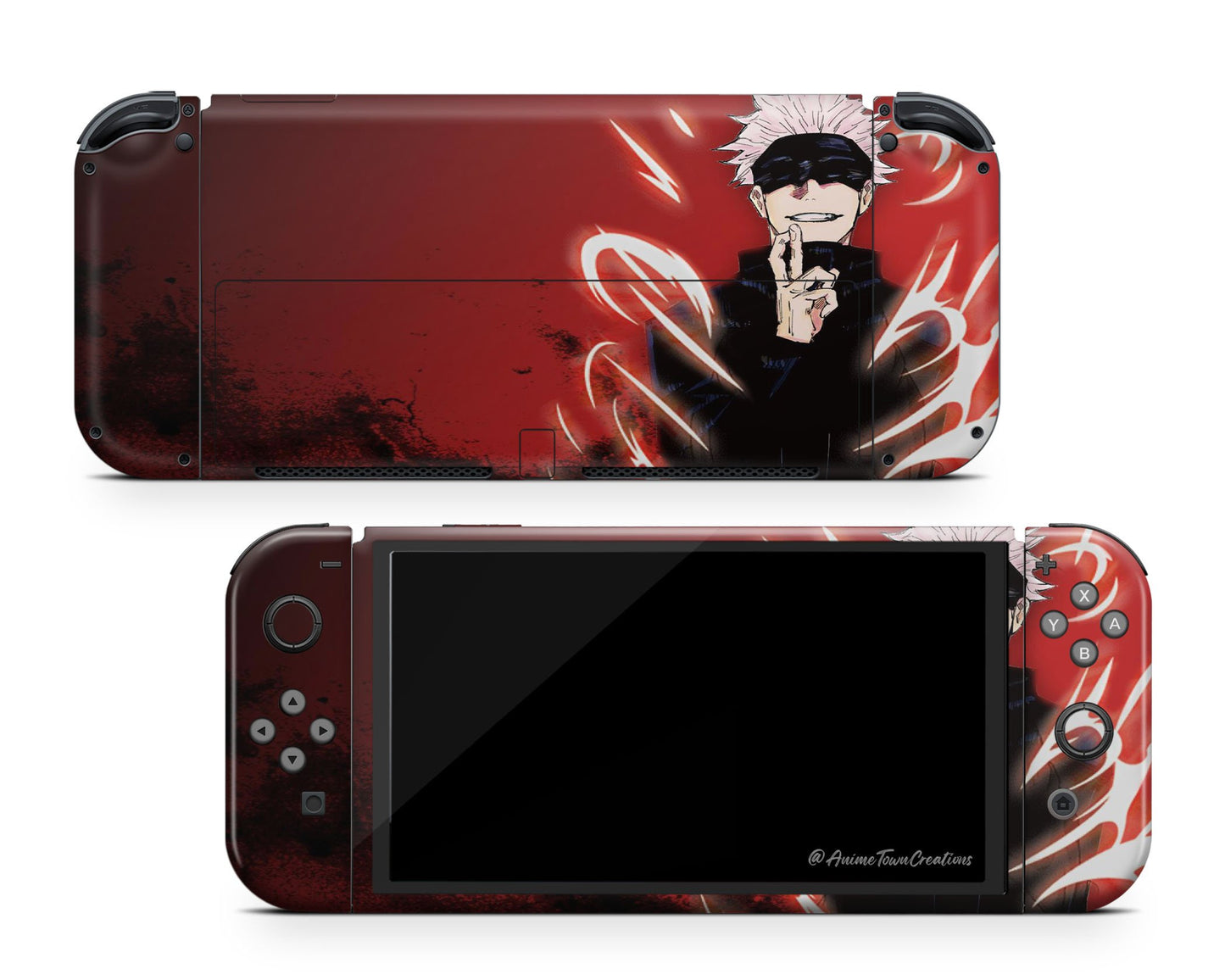 Satoru Gojo Red Switch OLED Skin