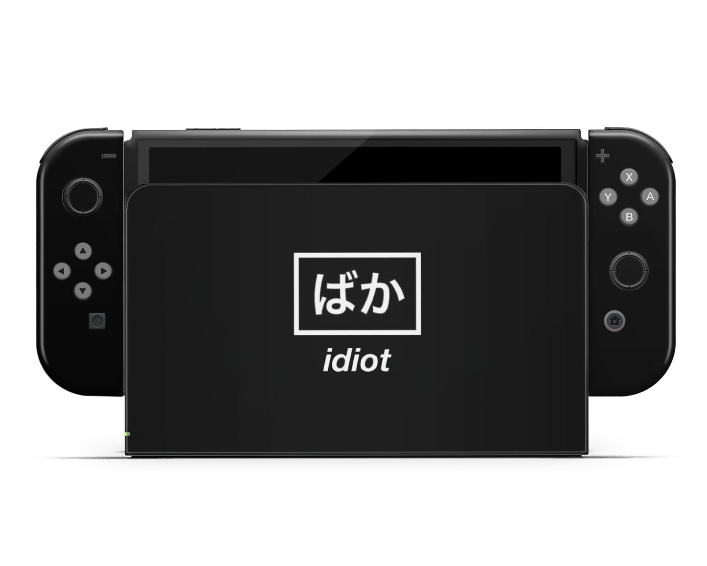 Idiot Baka Black Switch OLED Skin
