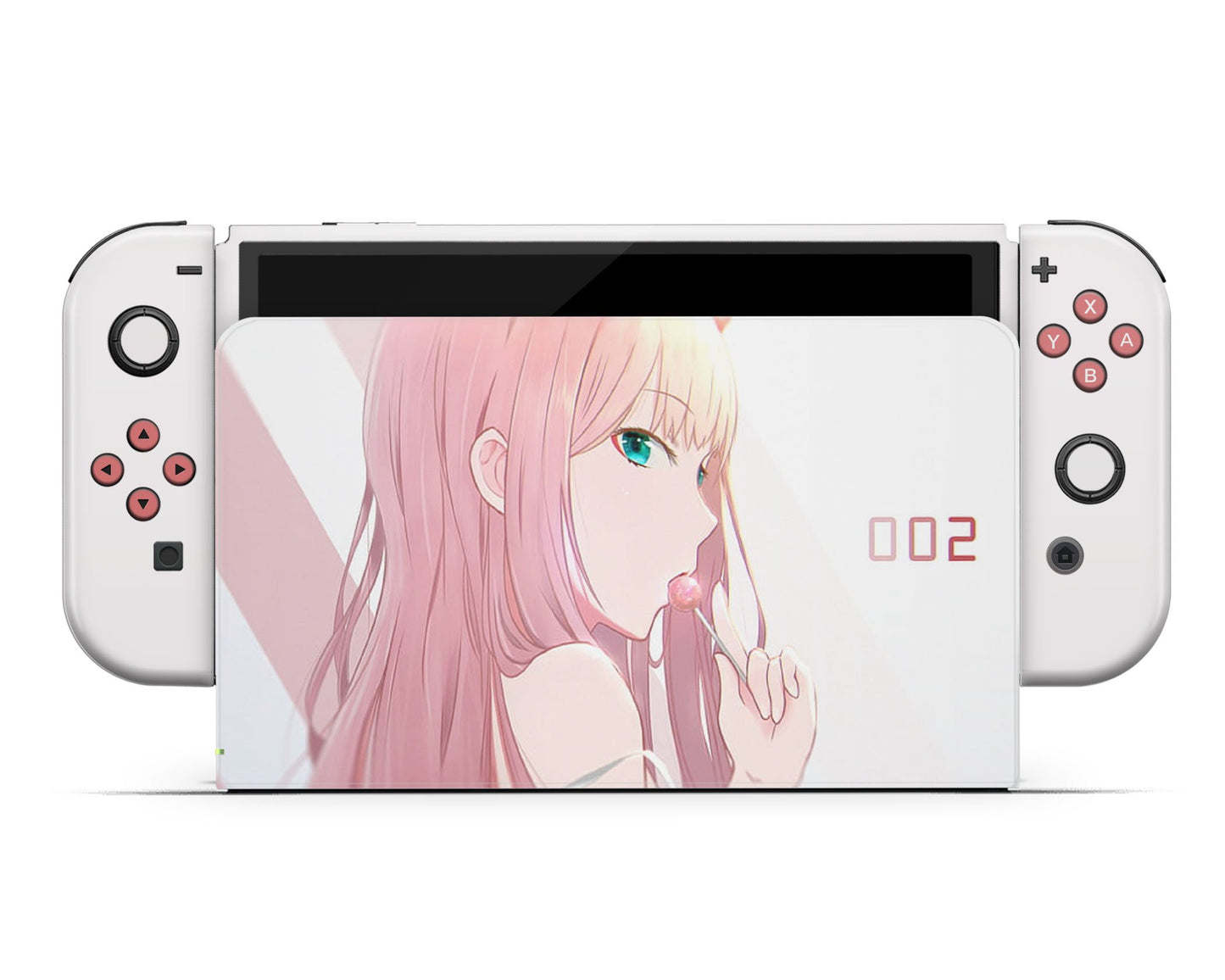 Darling in the Franxx Zero Two Kawaii Switch OLED Skin