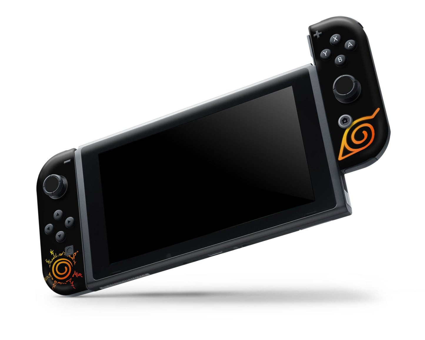 Anime Town Creations Nintendo Switch OLED Naruto Black Vinyl only Skins - Anime Naruto Switch OLED Skin
