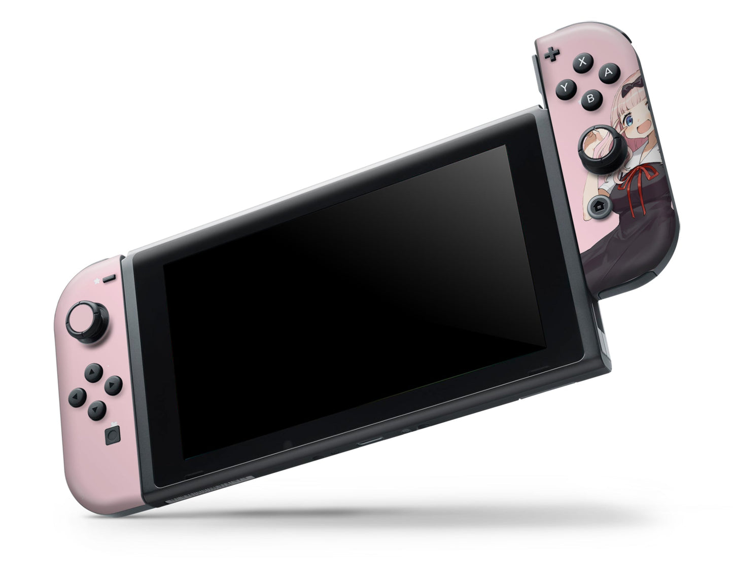 Anime Town Creations Nintendo Switch OLED Chika Fujiwara Cute Vinyl only Skins - Anime Love is War Switch OLED Skin