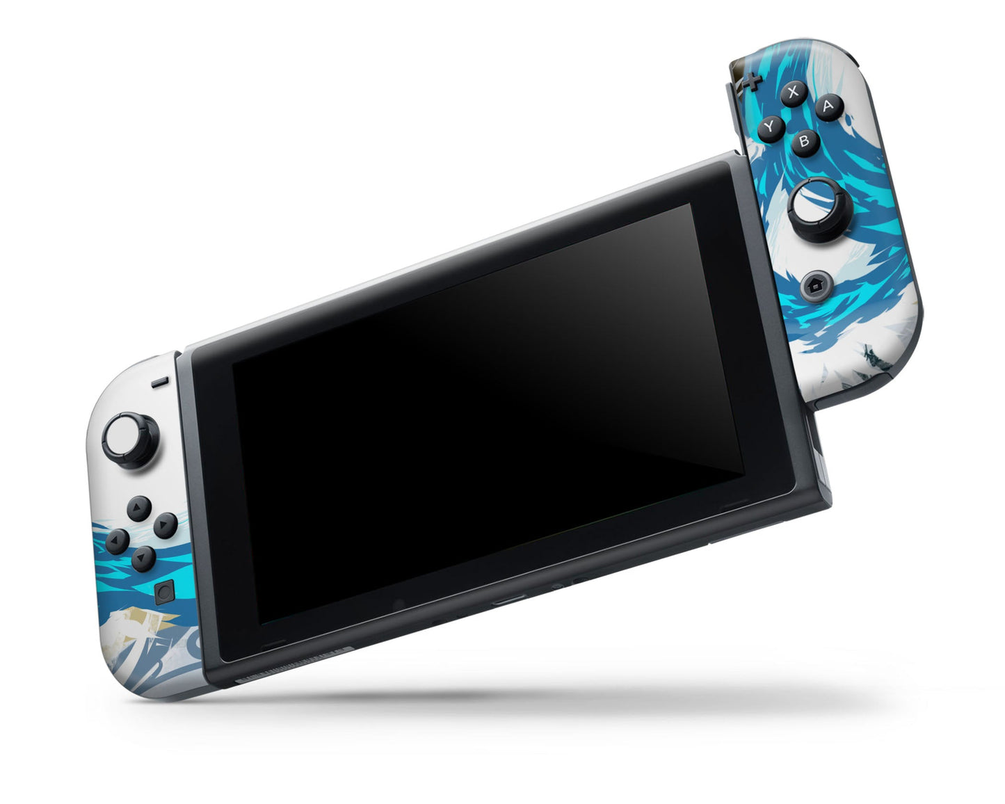 Anime Town Creations Nintendo Switch OLED Pokemon Blastoise Vinyl +Tempered Glass Skins - Anime Pokemon Switch OLED Skin