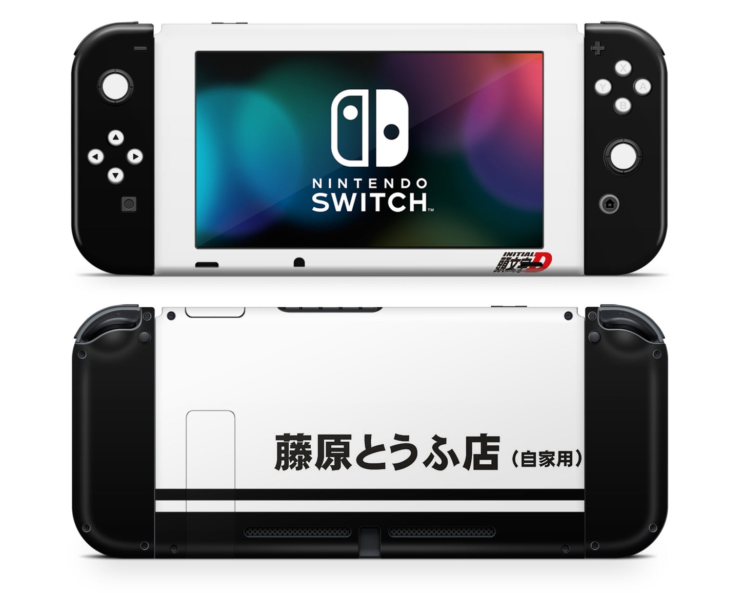 Nintendo Nintendo Switch Initial D Vinyl +Tempered Glass Skin Sticker - Anime Vinyl