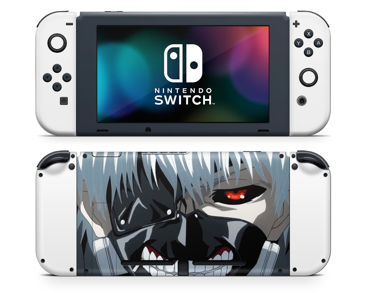 Tokyo Ghoul Ken Kaneki White Nintendo Switch Skin