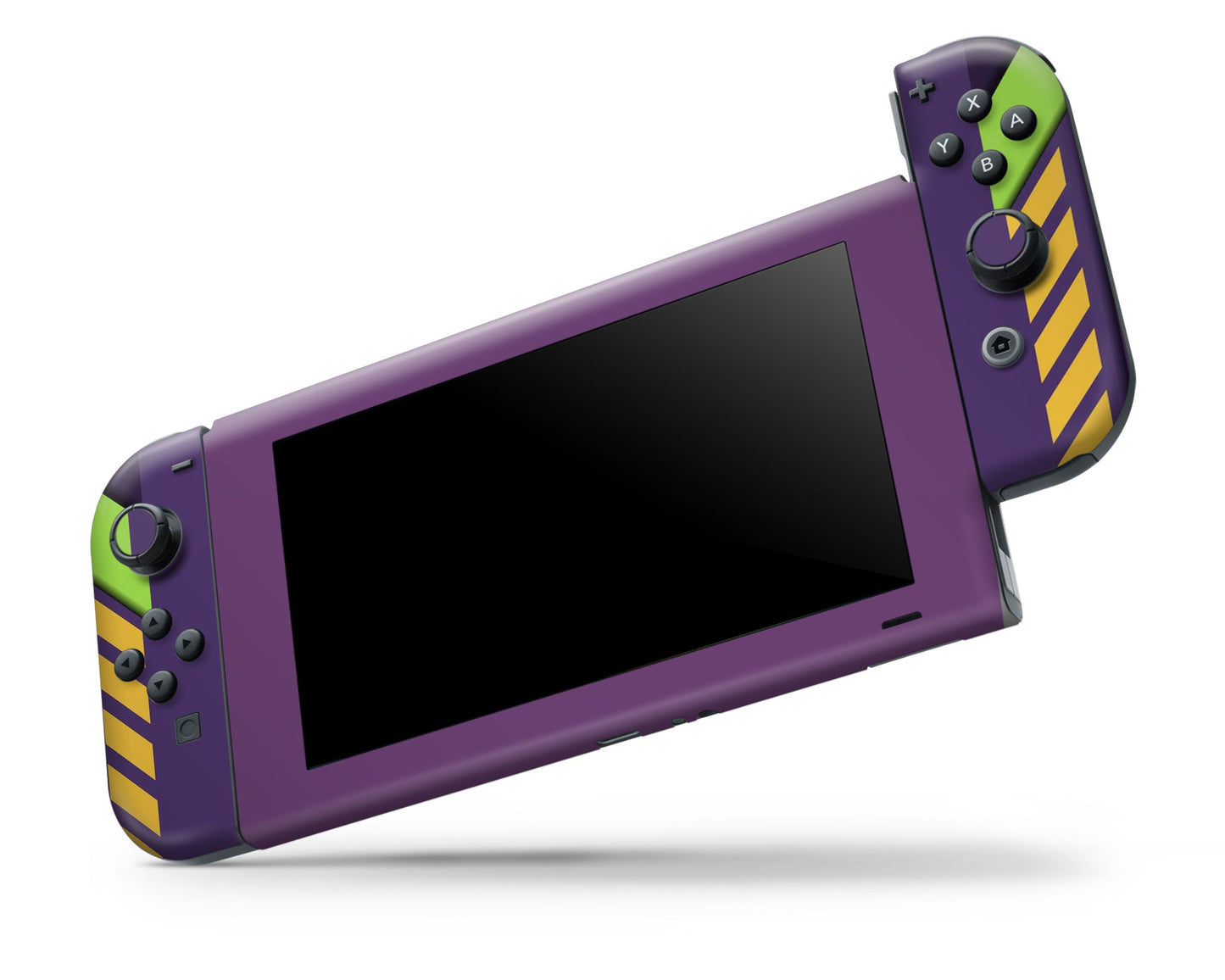 Anime Town Creations Nintendo Switch Neon Evangelion Genesis Unit 01 Vinyl +Tempered Glass Skins - Anime Neon Evangelion Genesis Switch Skin