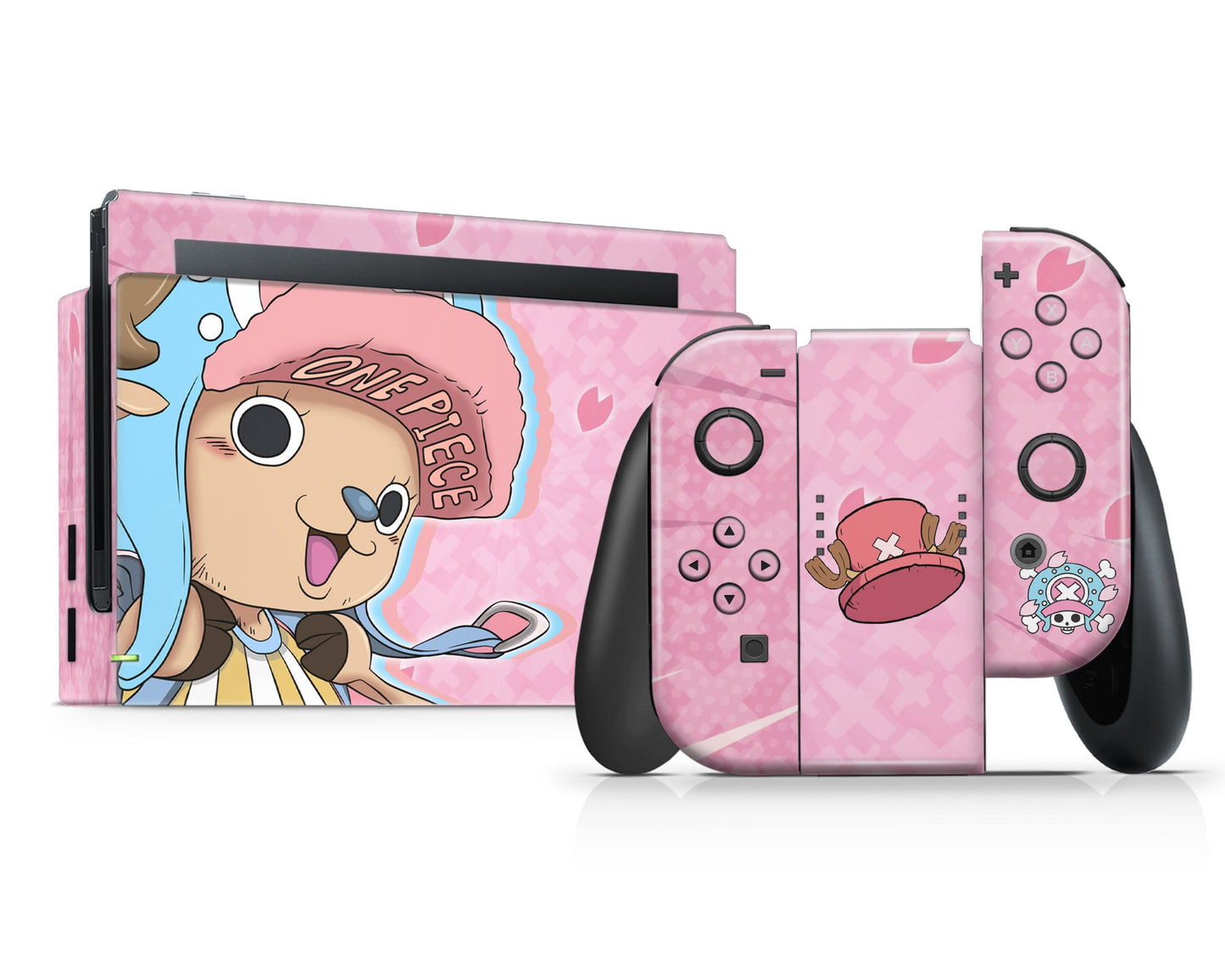 Anime Town Creations Nintendo Switch One Pice Cute Chopper Pink Vinyl only Skins - Anime One Piece Switch Skin