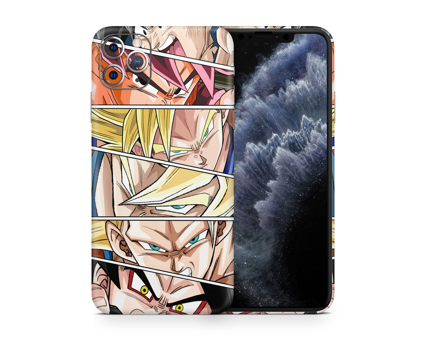 Anime Town Creations iPhone Goku Eyes iPhone 12 Skins - Anime Dragon Ball Skin