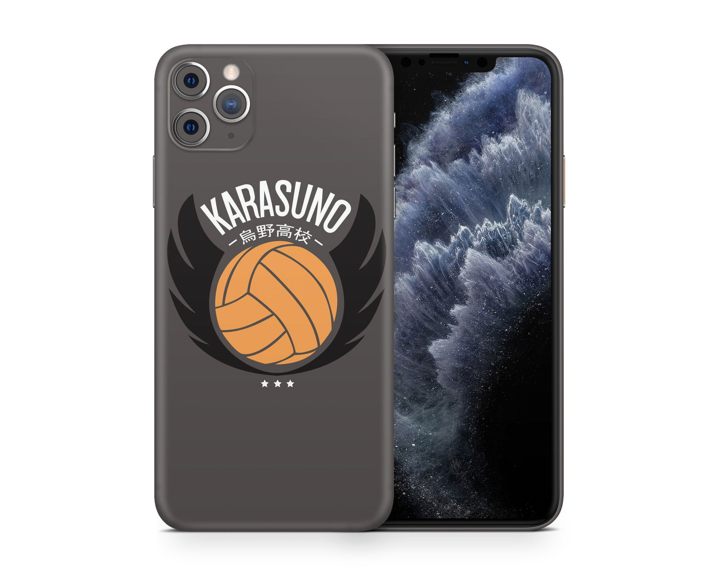 Anime Town Creations iPhone Haikyu Karasuno Logo iPhone 12 Skins - Anime Haikyuu Skin