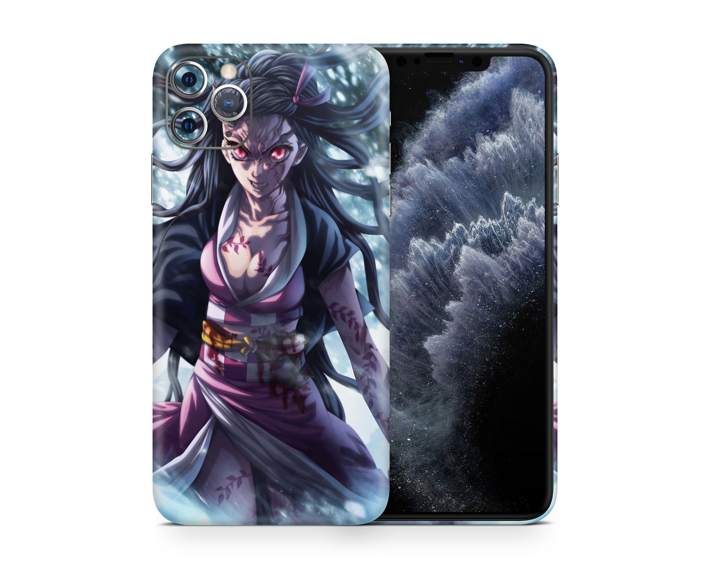 Anime Town Creations iPhone Demon Slayer Nezuko Demon Art iPhone 15 Pro Max Skins - Anime Demon Slayer iPhone Skin