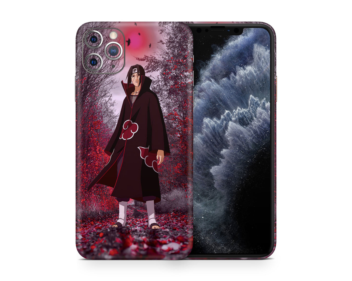 Anime Town Creations iPhone Naruto Uchiha Itachi Genjutsu iPhone 15 Pro Max Skins - Anime Naruto iPhone Skin