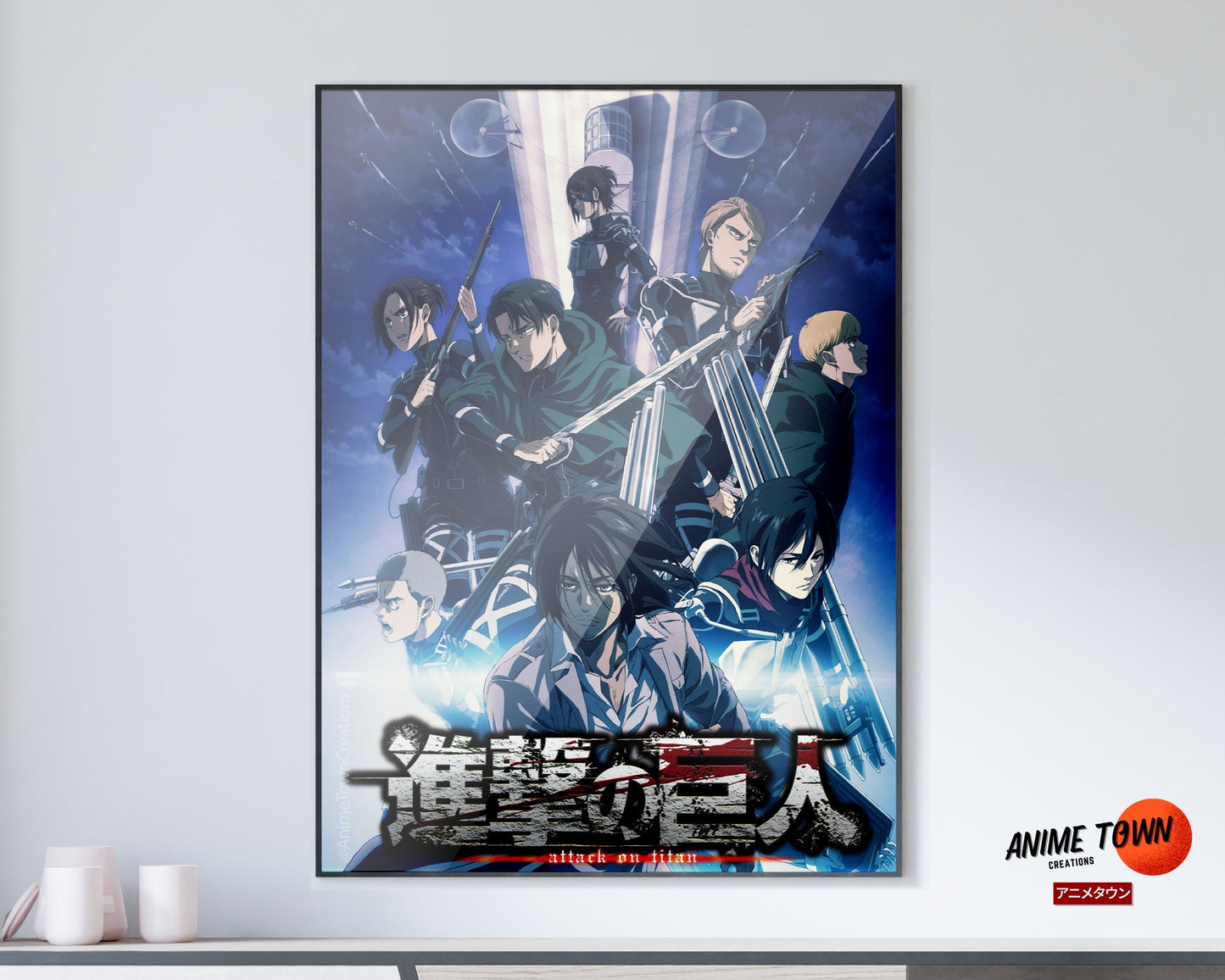 Anime Town Creations Poster Attack on Titan The Final Season 11" x 17" Home Goods - Anime Attack on Titan Poster
