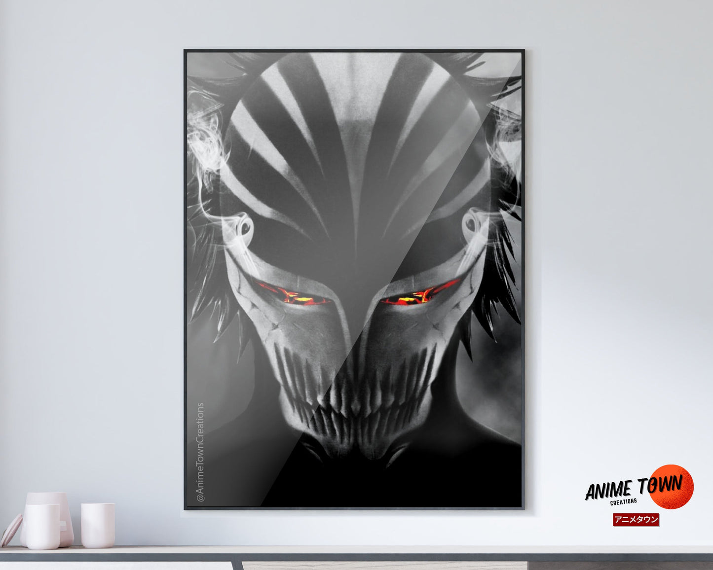 Anime Town Creations Poster Bleach Hollow Mask 11" x 17" Home Goods - Anime Bleach Poster
