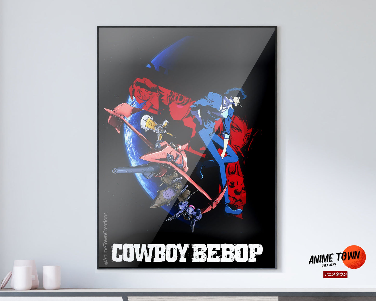 Anime Town Creations Poster Cowboy Bebop Cover 11" x 17" Home Goods - Anime Cowboy Bepop Poster