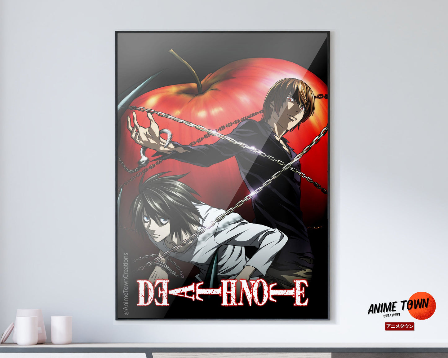 Anime Town Creations Poster Death Note 11" x 17" Home Goods - Anime Death Note Poster