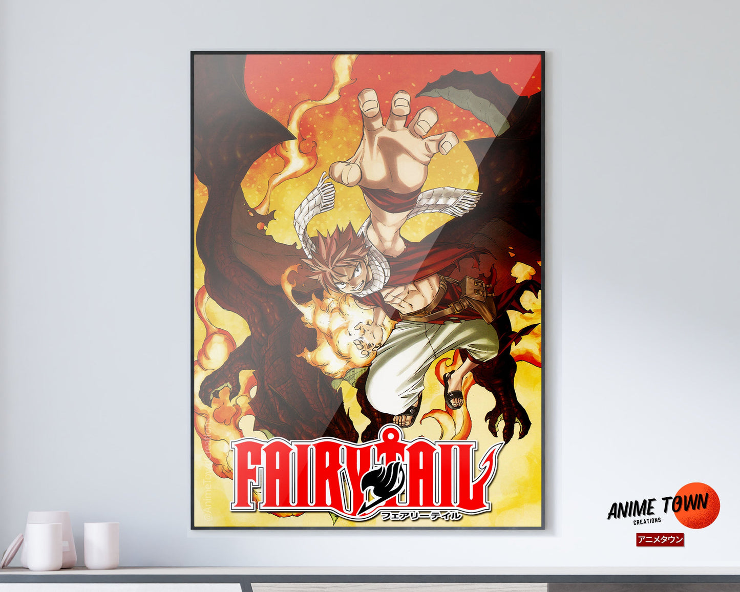 Anime Town Creations Poster Fairy Tail 11" x 17" Home Goods - Anime Fairy Tail Poster