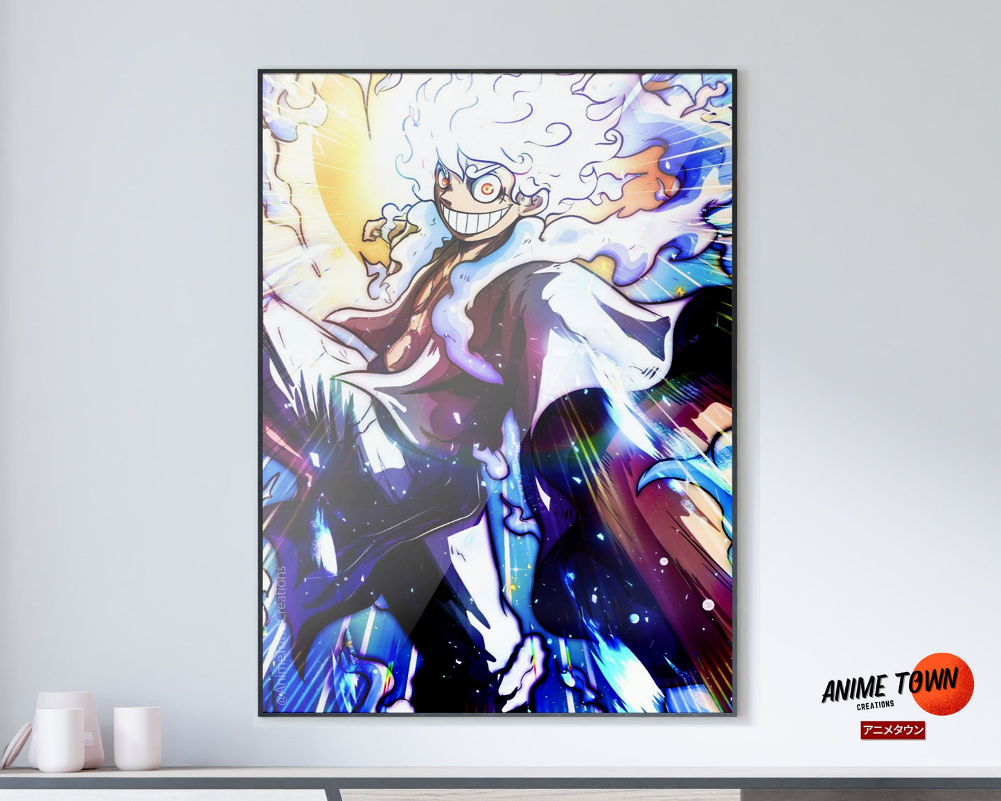 Anime Town Creations Poster One Piece Luffy Gear 5 Release 11" x 17" Home Goods - Poster