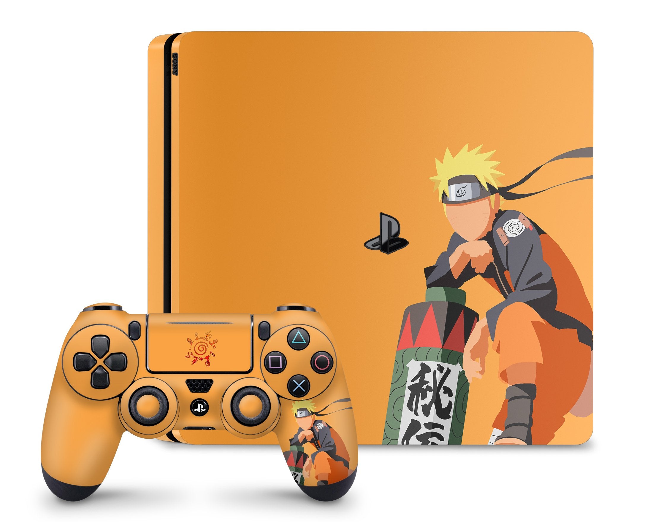  Playstation 4 Skin Set - Naruto HD Printing Vinyl Skin
