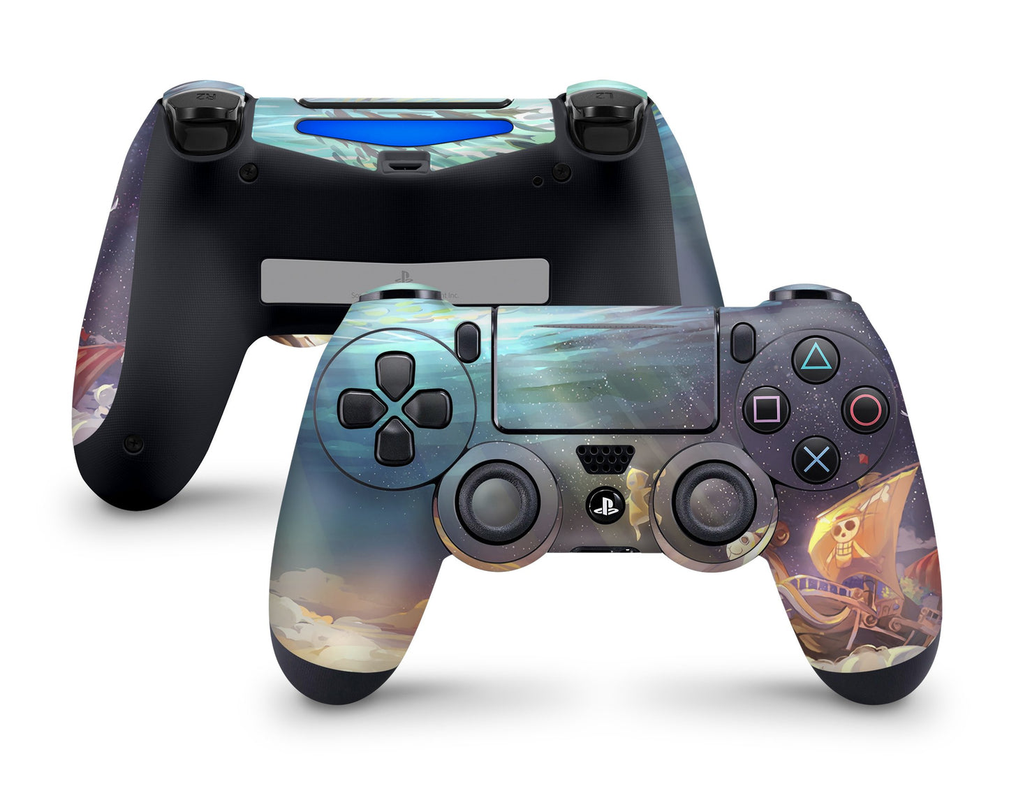 Anime Town Creations PS4 Controller One Piece Going Merry Pirate ShipSkins - Anime One Piece Skin