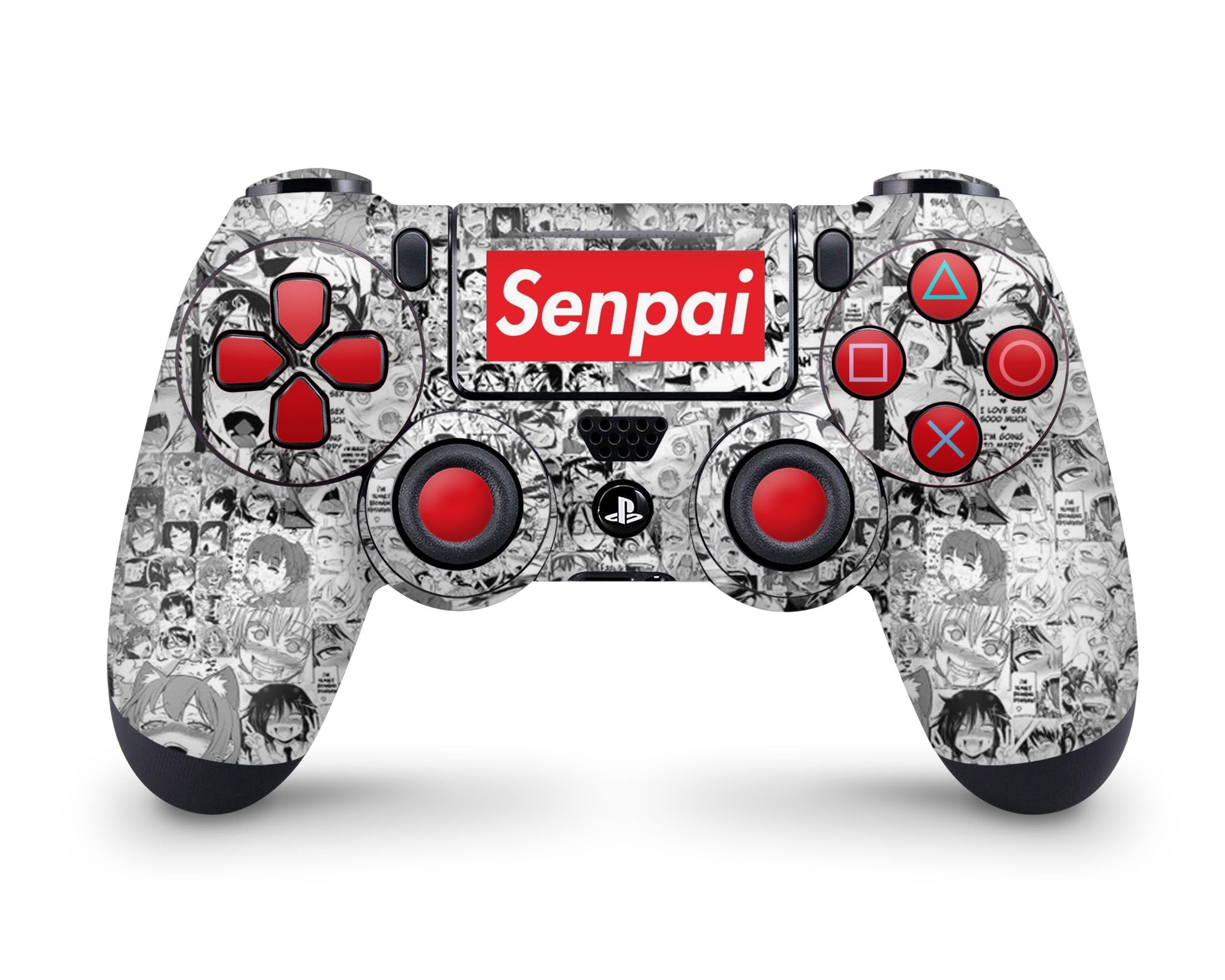 Senpai Ahegao PS4 Controller Skin Anime Town Creations