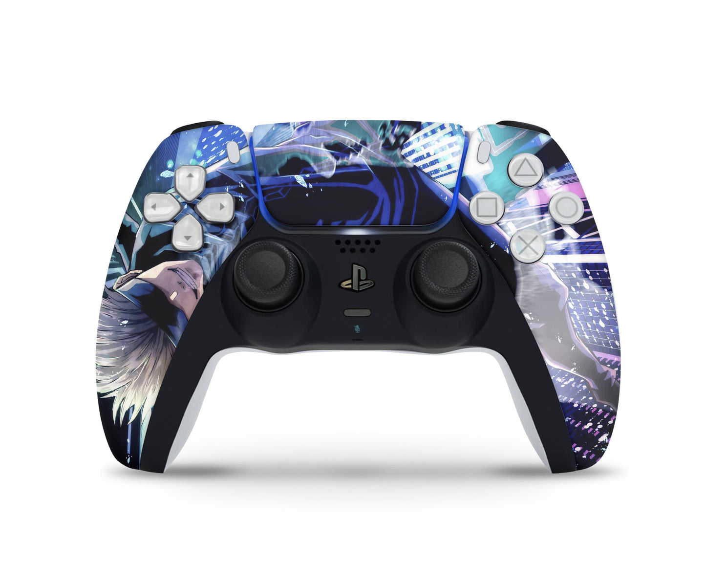 Anime Town Creations PS5 Controller Jujutsu Kaisen Cityscape Skins - Anime Jujutsu Kaisen Skin