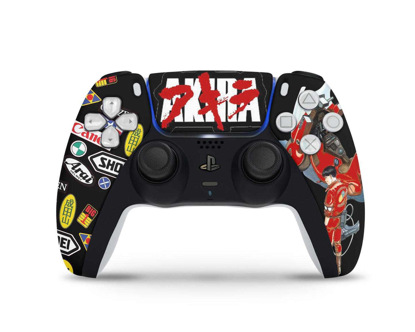 Anime Town Creations PS5 Controller Akira Retro Synthwave BikerSkins - Anime Akira Skin