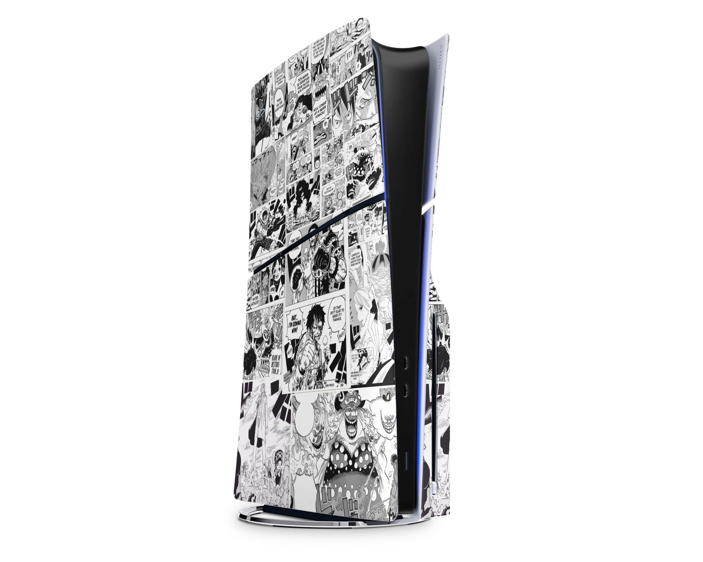 Anime Town Creations PS5 Slim One Piece Manga Collage PS5 Slim Skins - Anime One Piece PS5 Slim Skin