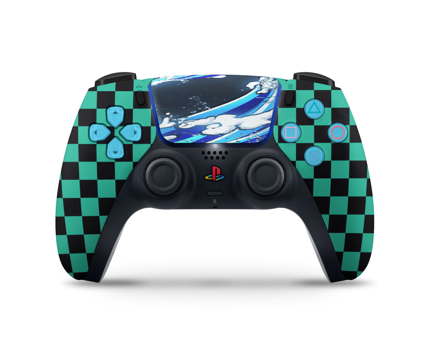 Anime Town Creations PS5 Demon Slayer Tanjiro Kamado Pattern PS5 Skins - Anime Demon Slayer Skin