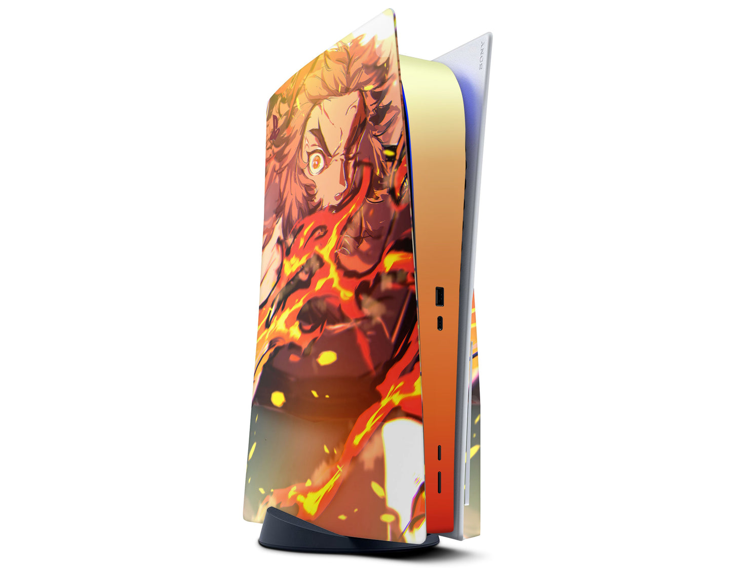 Anime Town Creations PS5 Demon Slayer Rengoku PS5 Skins - Anime Demon Slayer Skin