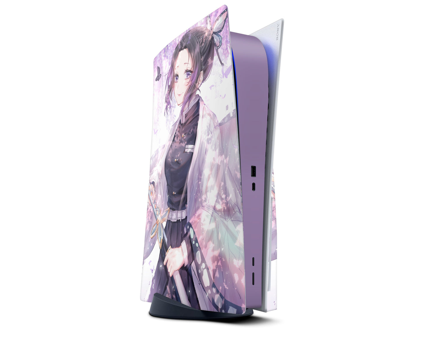 Anime Town Creations PS5 Demon Slayer Shinobu Wisteria PS5 Skins - Anime Demon Slayer Skin