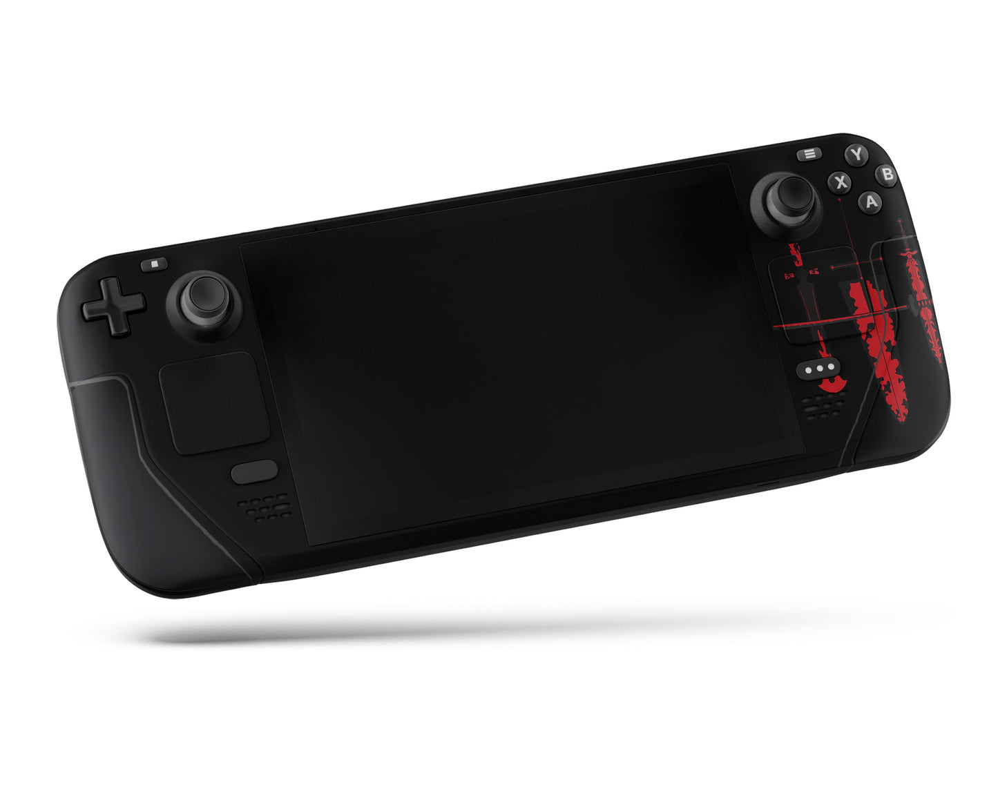 Anime Town Creations Steam Deck Black Clover Asta Minimalist Vinyl +Tempered Glass Skins - Anime Black Clover Steam Deck Skin