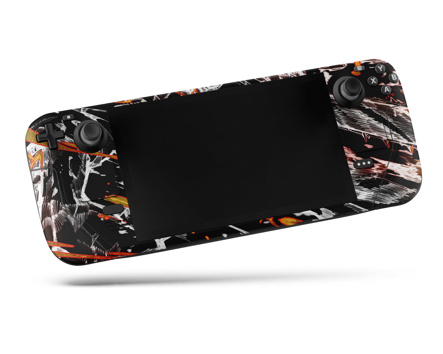 Anime Town Creations Steam Deck Chainsaw Man Denji Black Vinyl +Tempered Glass Skins - Anime Chainsaw Man Steam Deck Skin