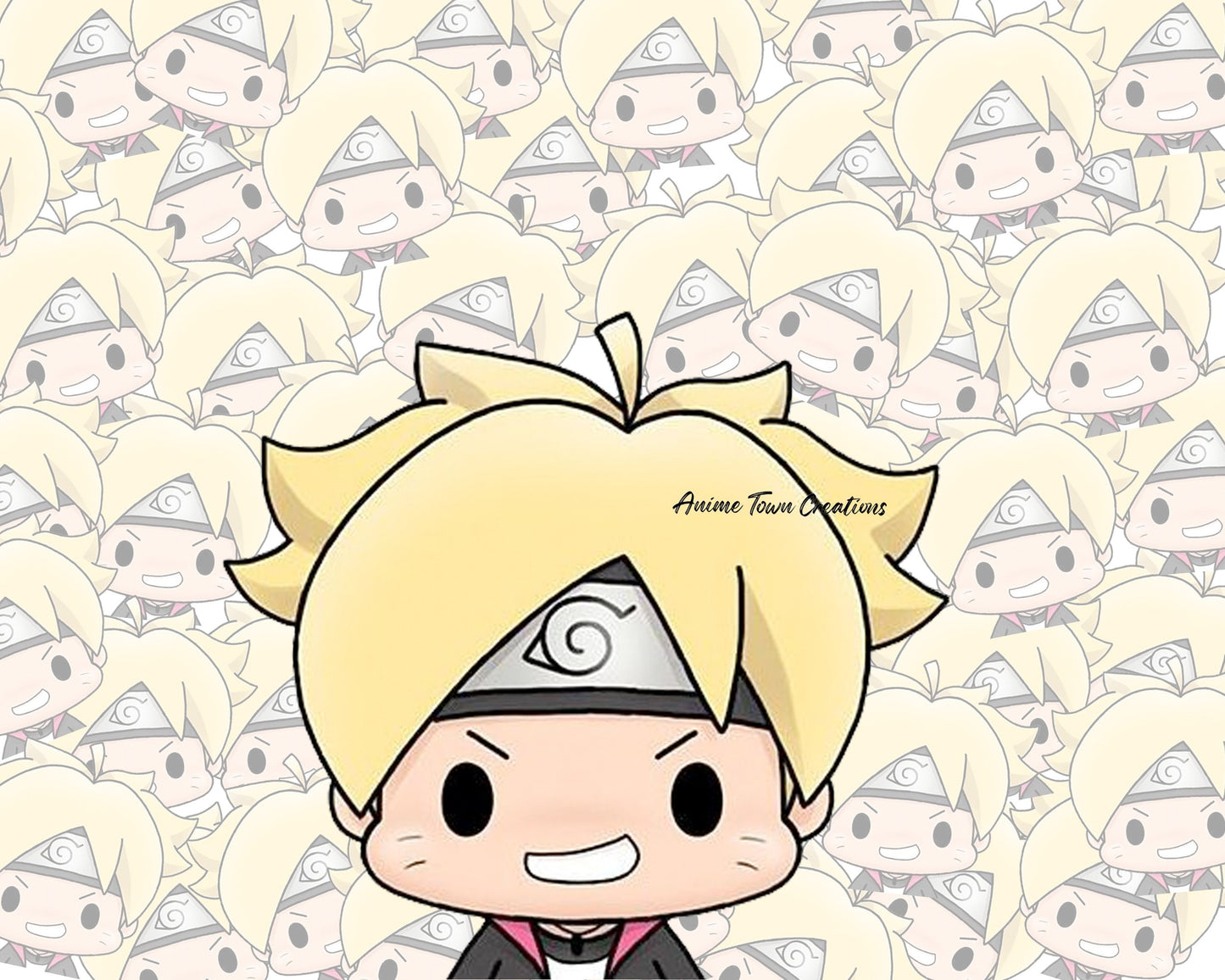 Anime Town Creations Sticker Chibi Boruto Peeker 5" Accessories - Anime Boruto Sticker
