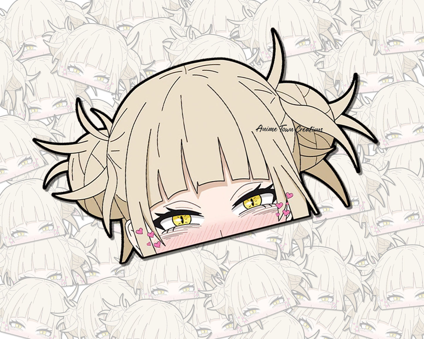 Anime Town Creations Sticker My Hero Academia Himiko Toga Peeker 5" Accessories - Anime My Hero Academia Sticker