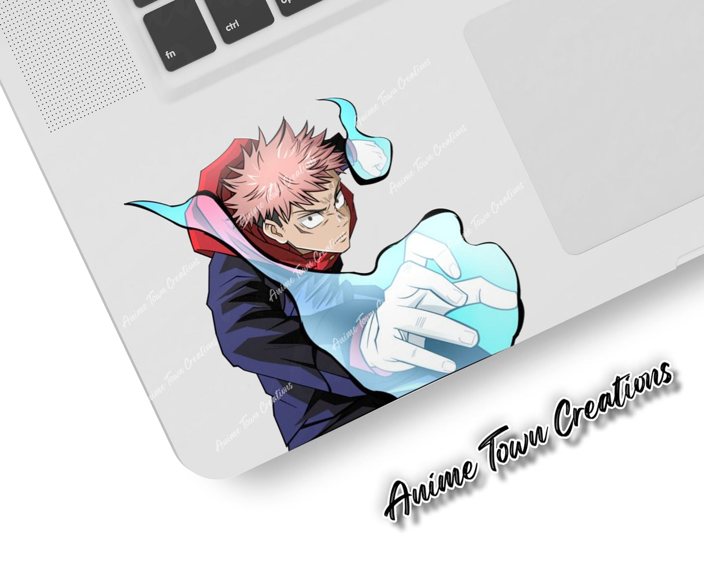 Anime Town Creations Sticker Jujutsu Kaisen Itadori Yuji Cursed Energy 5" Accessories - Anime Jujutsu Kaisen Sticker