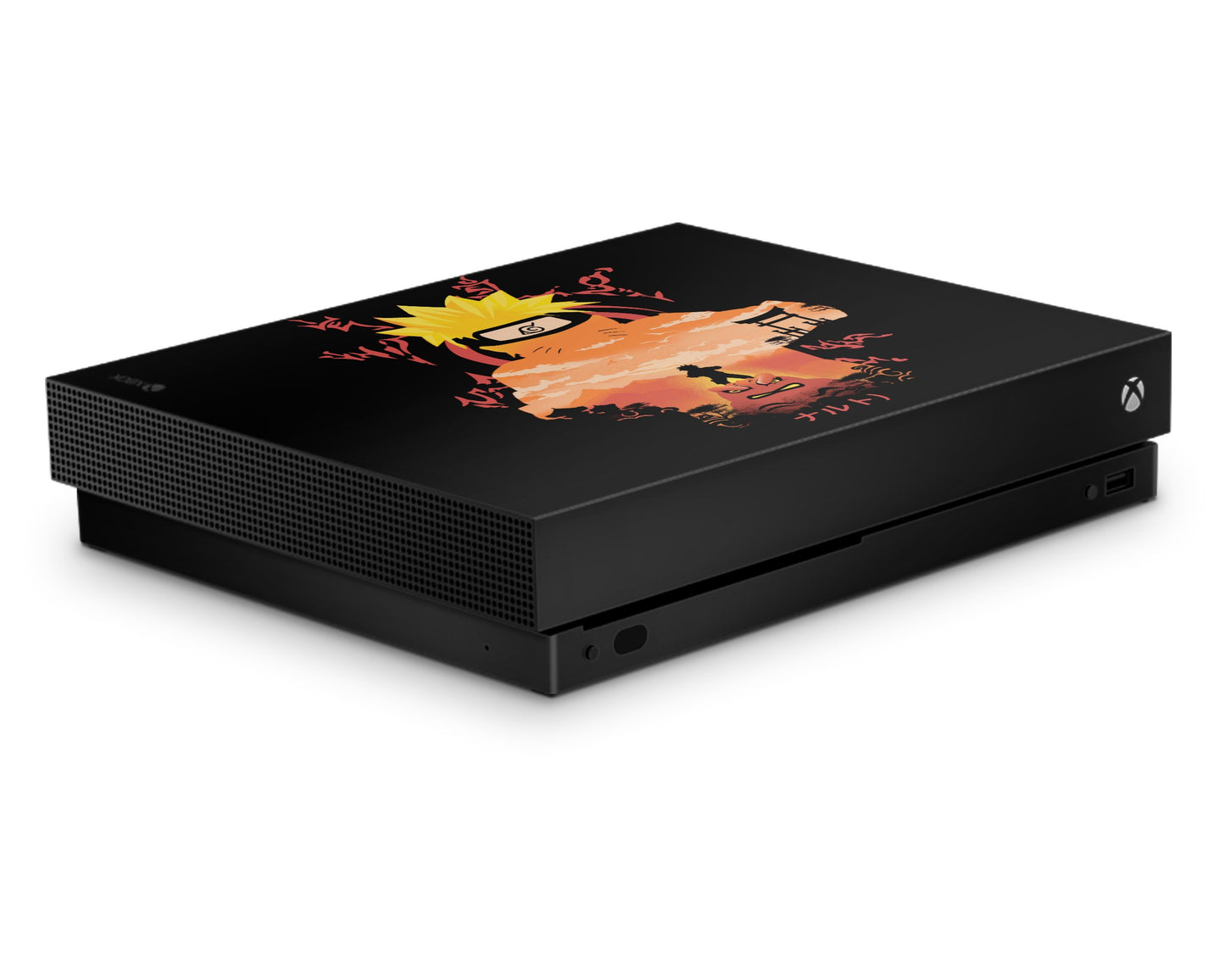 Anime Town Creations Xbox One Naruto Black Xbox One S Skins - Anime Naruto Xbox One Skin