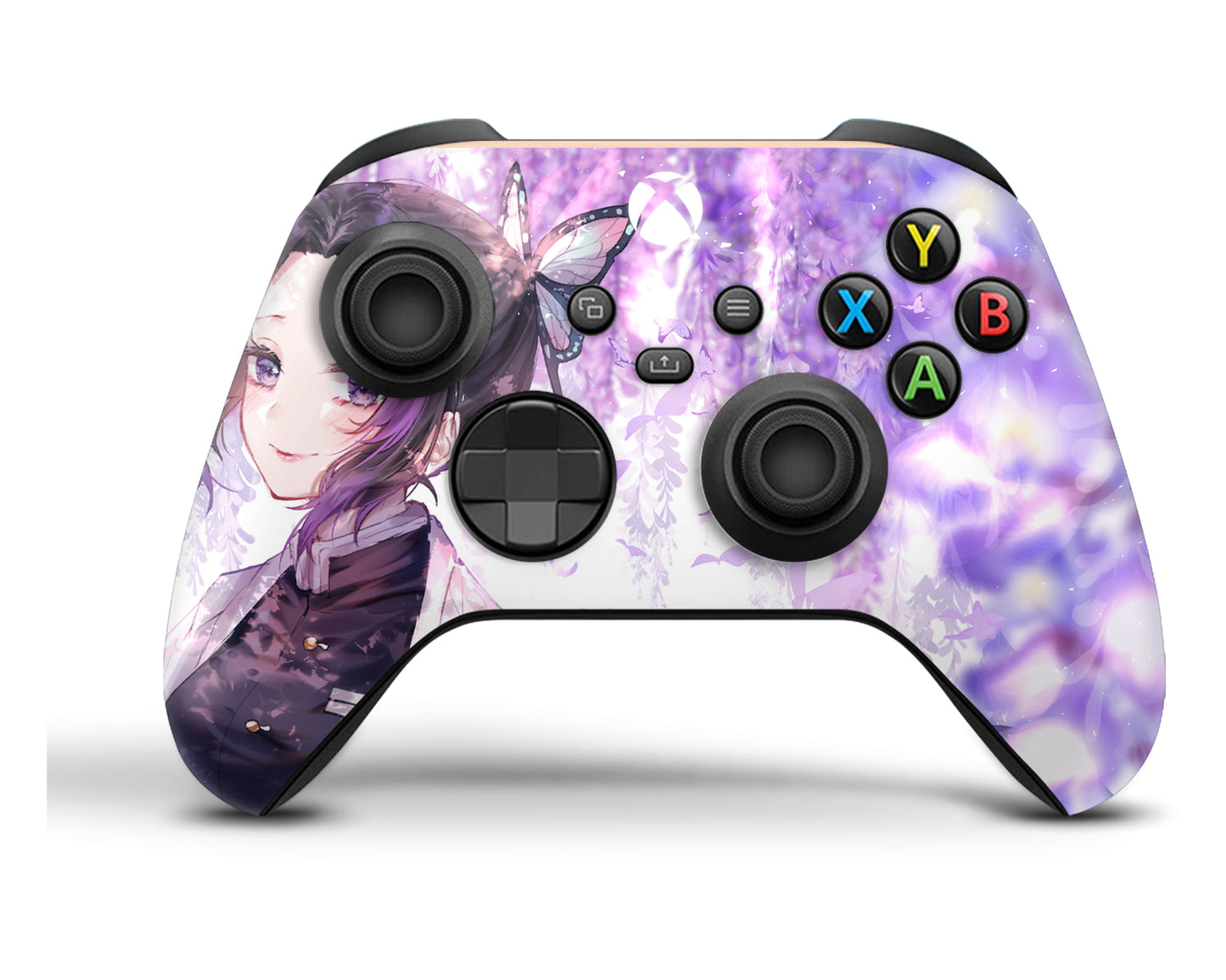 Demon Slayer Shinobu Cute Purple Xbox Series Controller Skin
