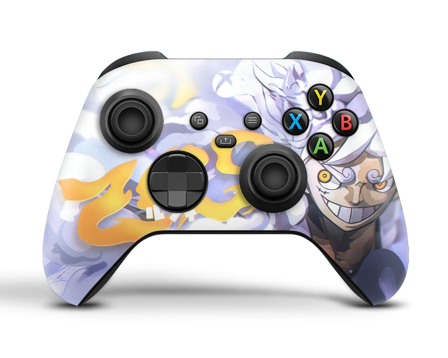 Anime Town Creations Xbox Series X One Piece Luffy Gear 5 White Xbox Series X Skins - Anime One Piece Xbox Series X & S Skin