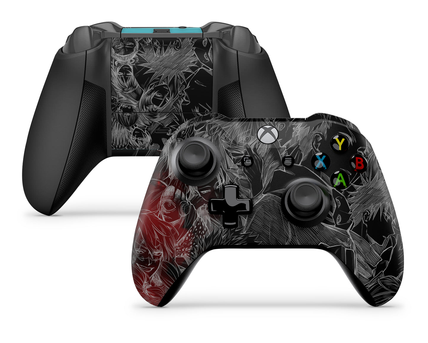 Jujutsu Kaisen Black and White Xbox One Controller Skin