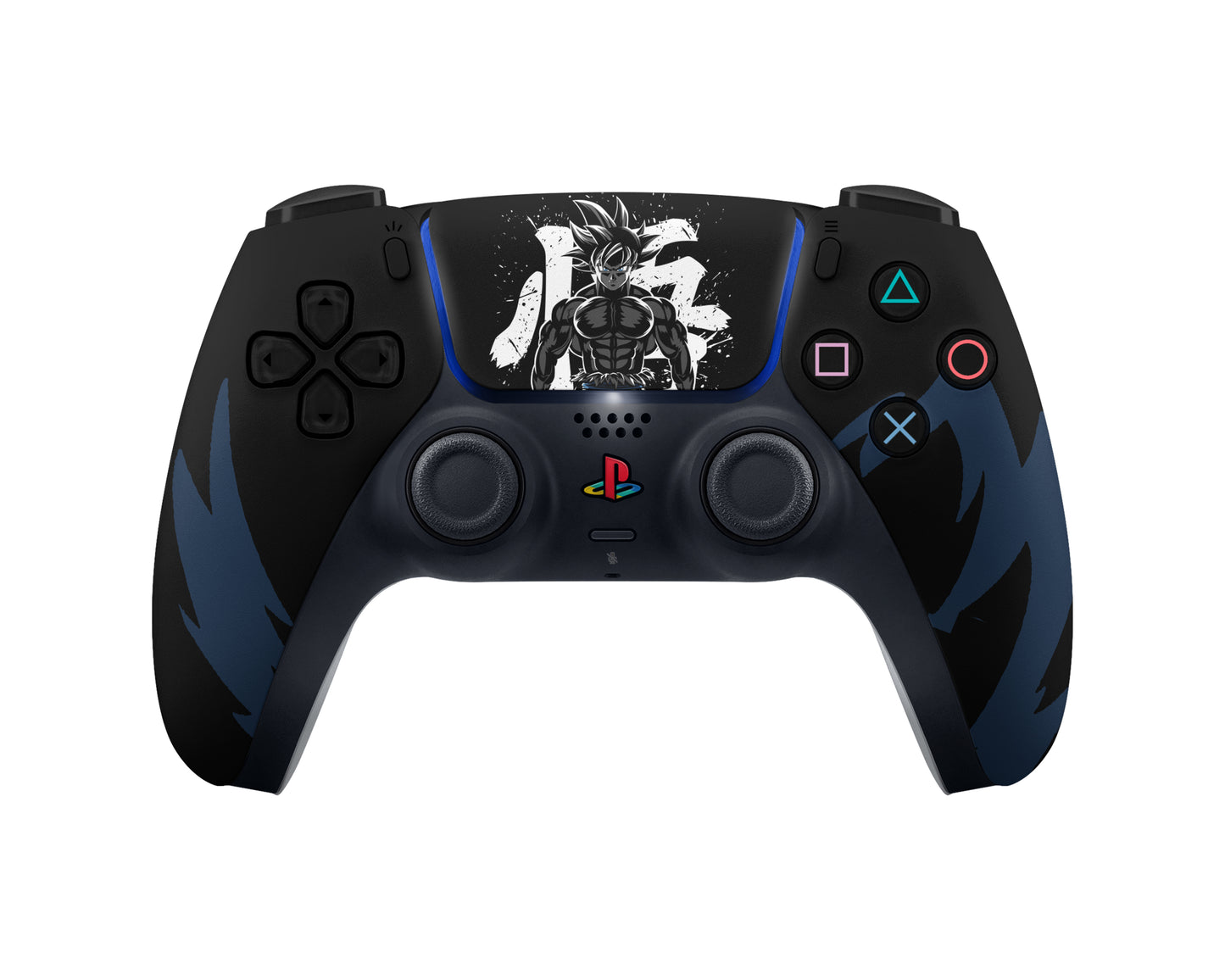 Dragon Ball Goku Dark Minimalist PS5 Controller Skin