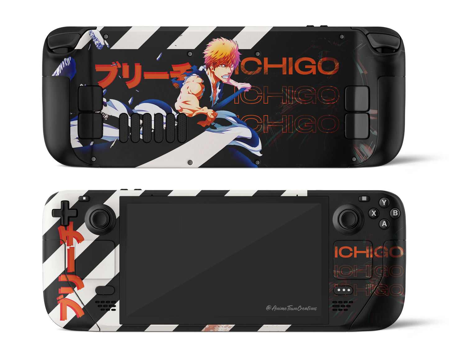 Bleach Kurosaki Ichigo Glitch Steam Deck Skin
