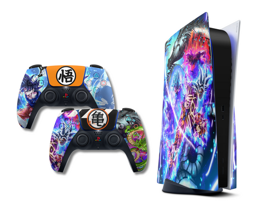 Dragon Ball Super Saiyan Limited Edition PS5 Bundle Skin Set